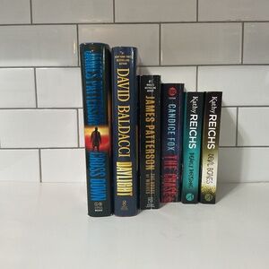 6 Various Murder Mystery Books